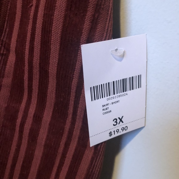 Forever 21 plus size (3X) brown skirt - Picture 4 of 5